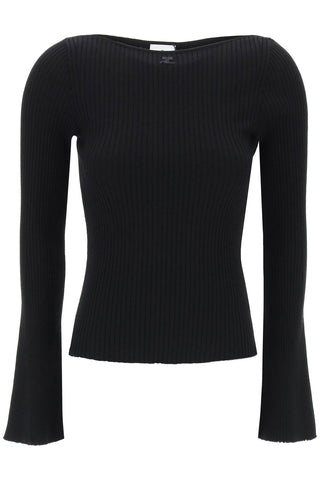 Ribbed Knit Pullover Sweater