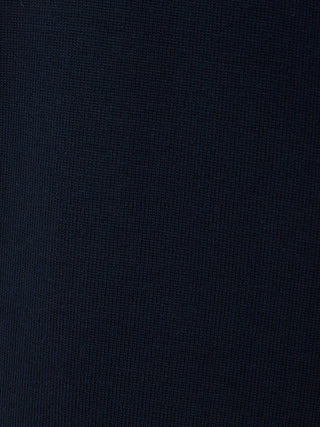 Elegant Blu Wool Round Neck Jumper - Regular Fit