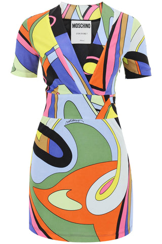 Multicolor Print Mini Dress