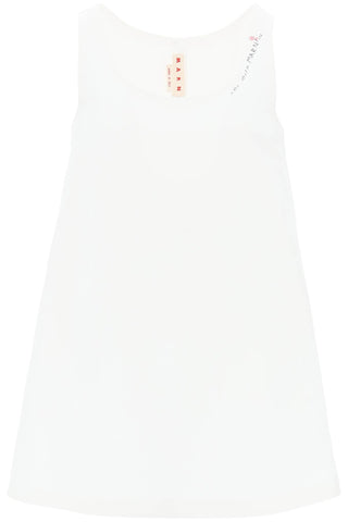 Flared Dress With Hand-embroidered