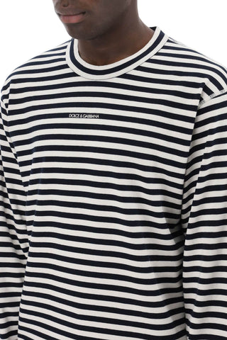 Long-sleeved Striped T-shirt