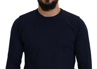 Authentic Crewneck Blue Pullover Sweater