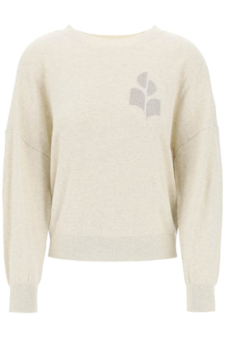 Marisans Sweater With Lurex Logo Intarsia