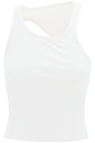 Sleeveless Top With Back Cut