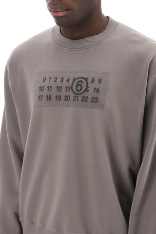 Sweatshirt With Numeric Logo Print