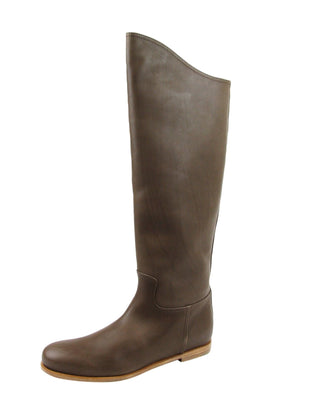 Bottega Veneta Boots Red / EU37.5/US7 Women's Brown Leather Tall Boots