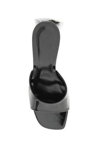 By Far Earrings Black / 36 patent leather 'michele' mules