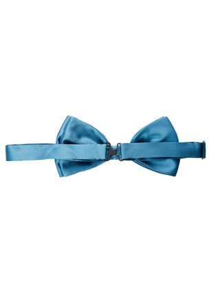 Dolce & Gabbana Accessories Light Blue Elegant Light Blue Silk Bow Tie
