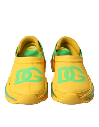 Dolce & Gabbana Men Yellow / EU44/US11 / Material: Rubber Yellow Green Rubber Clogs Men Slippers Men Shoes
