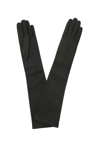 Dries Van Noten Earrings Black / s leather gloves