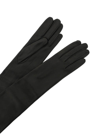 Dries Van Noten Earrings Black / s leather gloves