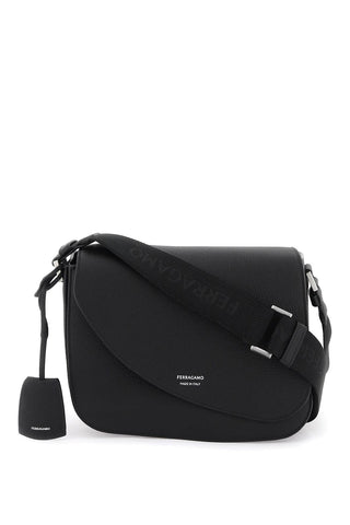 Ferragamo Bags Black / os flame shoulder bag (medium)