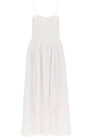 Isabel Marant Earrings "erika dress with embroidered bodice