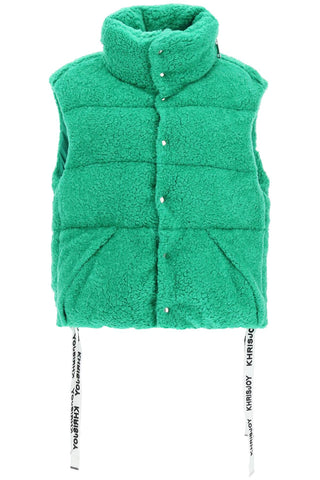 Khrisjoy Earrings padded fleece vest