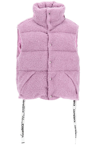 Khrisjoy Earrings Purple / 1 padded fleece vest