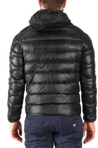 Refrigiwear Clothing Black / XL Elegant Men's Hooded Down Jacket