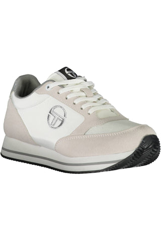 Sergio Tacchini Shoes Chic White Sneakers with Contrasting Details