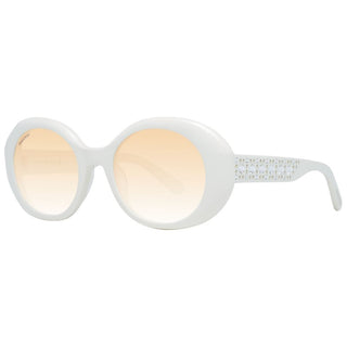 Swarovski Sunglasses White White Women Sunglasses