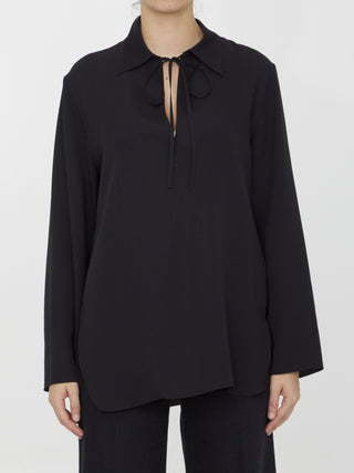 The Row Clothing BLACK / XS Malon shirt