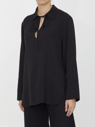 The Row Clothing BLACK / XS Malon shirt