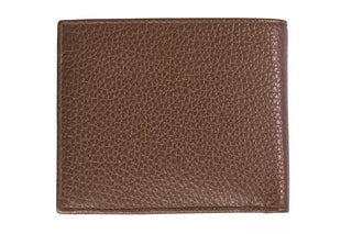 Trussardi Bags Brown Elegant Tumbled Leather Men's Wallet
