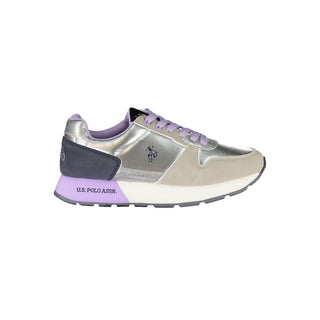 U.s. Polo Assn. Shoes Silver-Toned Sports Sneakers with Laces