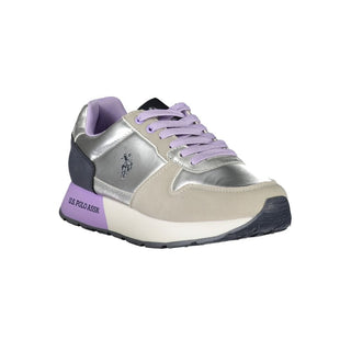 U.s. Polo Assn. Shoes Silver-Toned Sports Sneakers with Laces