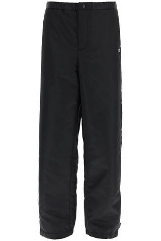 Valentino Clothing Black / 46 nylon cargo pants with roman stud detail