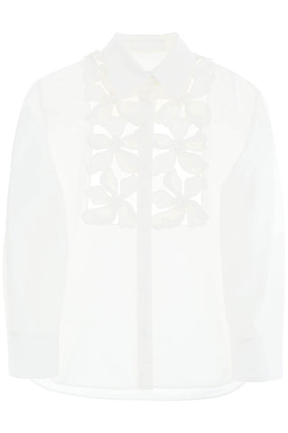 Valentino Garavani Earrings embroidered shirt in compact pop